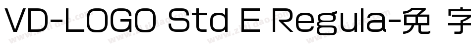 VD-LOGO Std E Regula字体转换